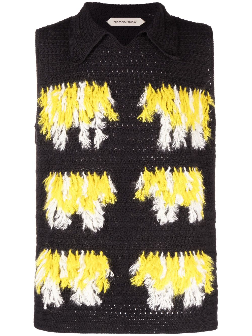 Namacheko fringe-detail Knitted Vest - Farfetch