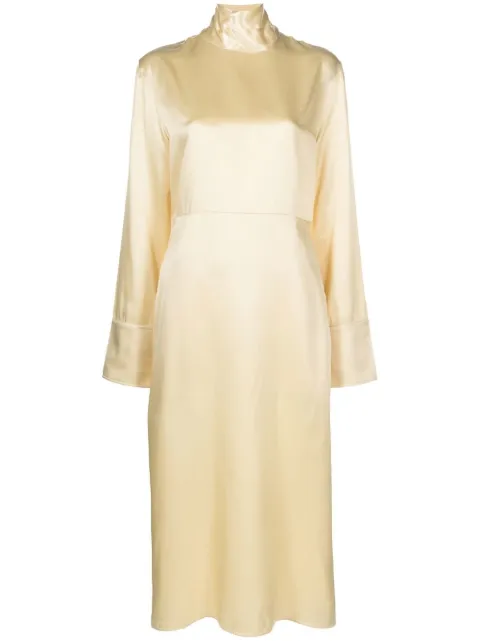 Jil Sander vestido camisero midi