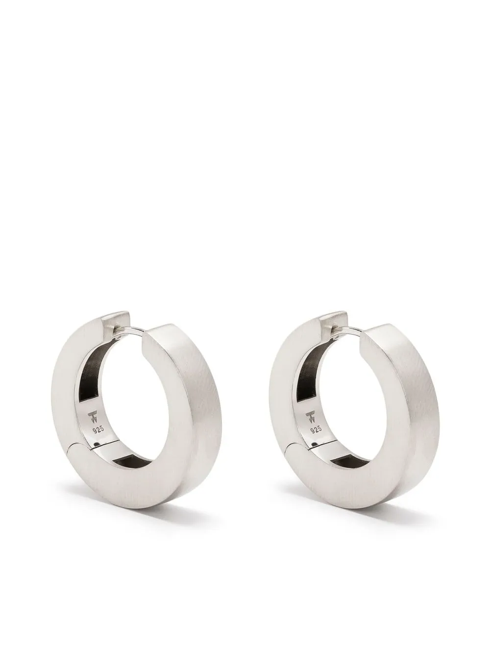 

Tom Wood Arch chunky hoop earrings - Silver