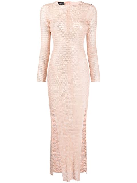 Santa Brands crystal-embellished maxi dress