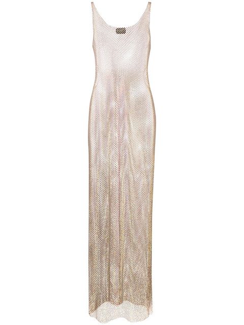Santa Brands Sidney mesh maxi dress 