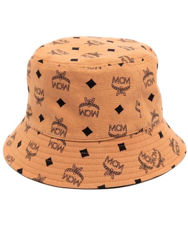 MCM Men's Reversible Monogram Bucket Hat