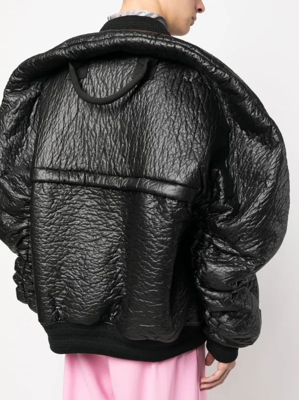 Walter Van Beirendonck Cercle Bomber Jacket | Black | FARFETCH