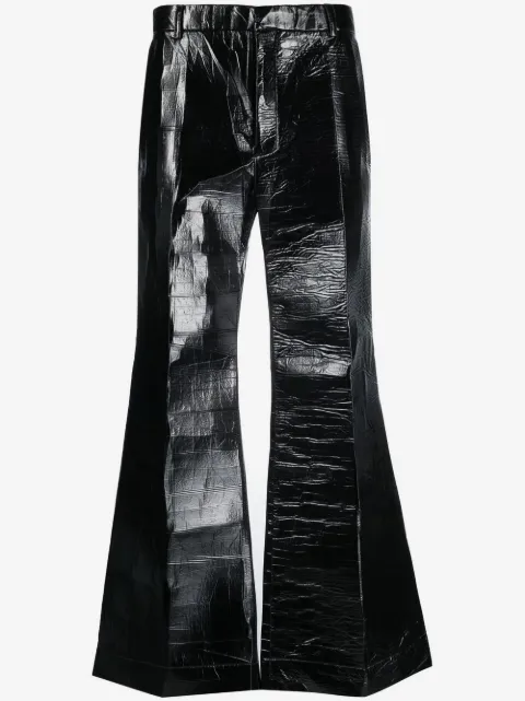 Walter Van Beirendonck Elephant wide-leg teasers