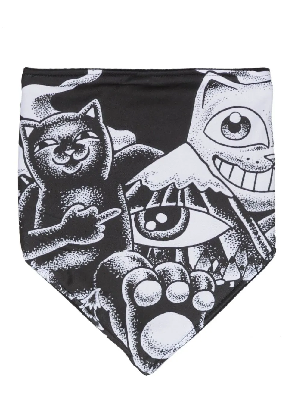 

Ripndip graphic print scarf - Black