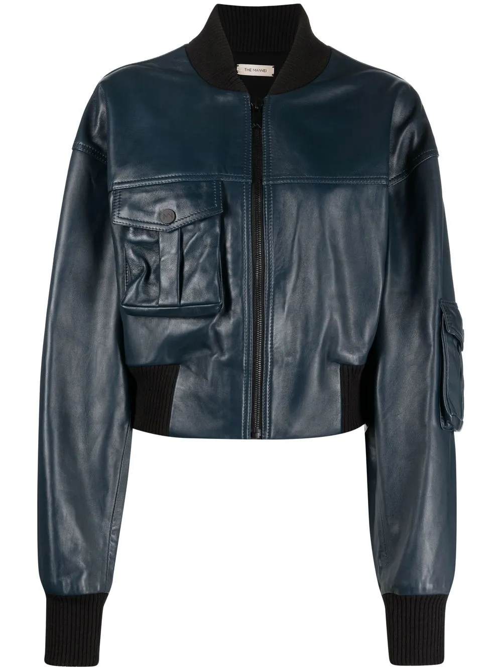 

The Mannei zip-fastening bomber jacket - Blue