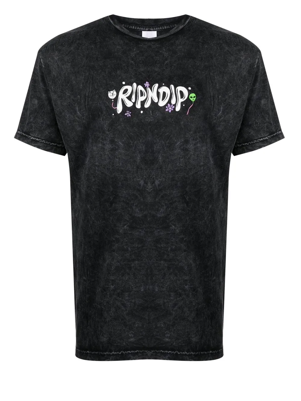 

Ripndip playera con logo gráfico estampado - Negro