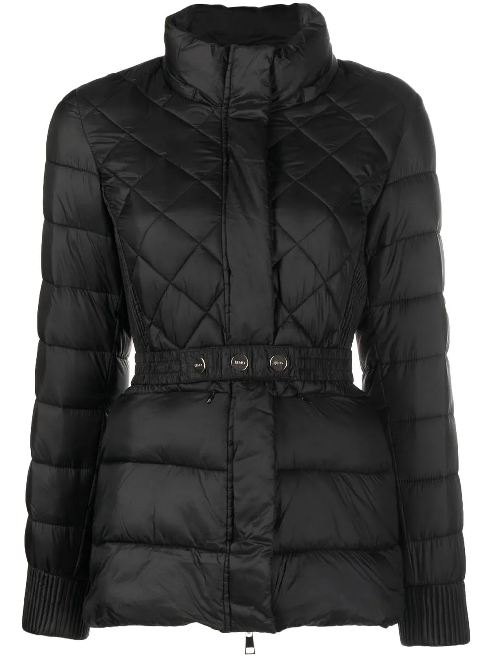 

LIU JO zip-up padded jacket - Black