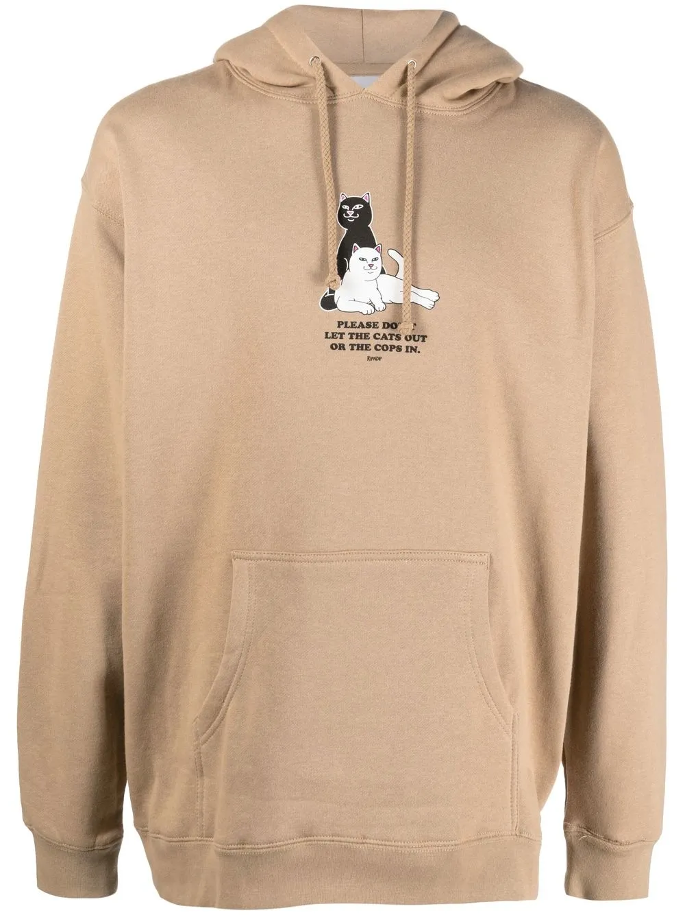 

Ripndip Please Don't Let The Cats In hoodie - Neutro