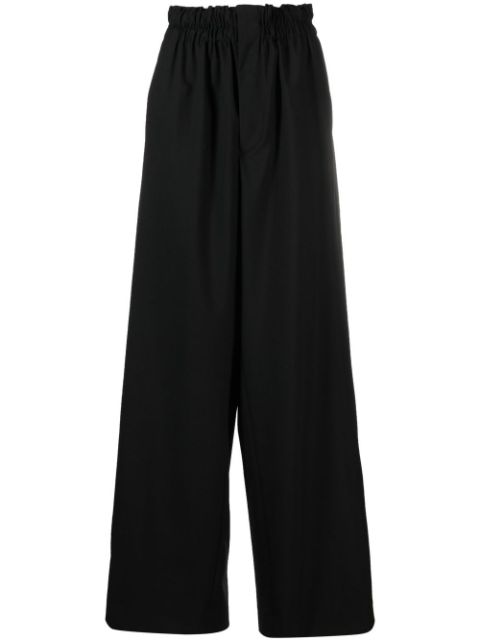 QUIRA - high-rise wide-leg trousers