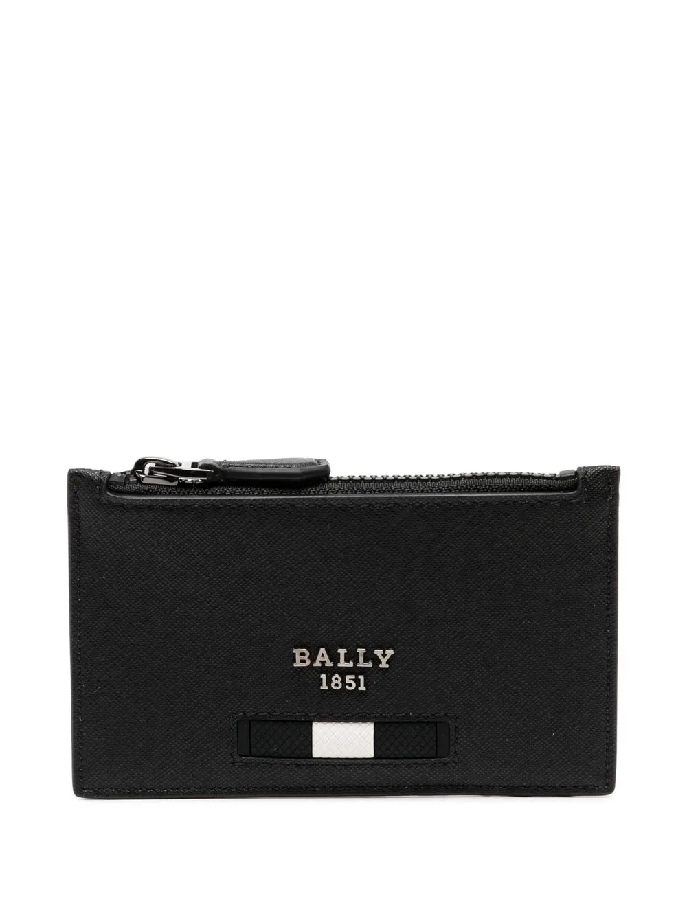 

Bally textured-effect leather cardholder - Black