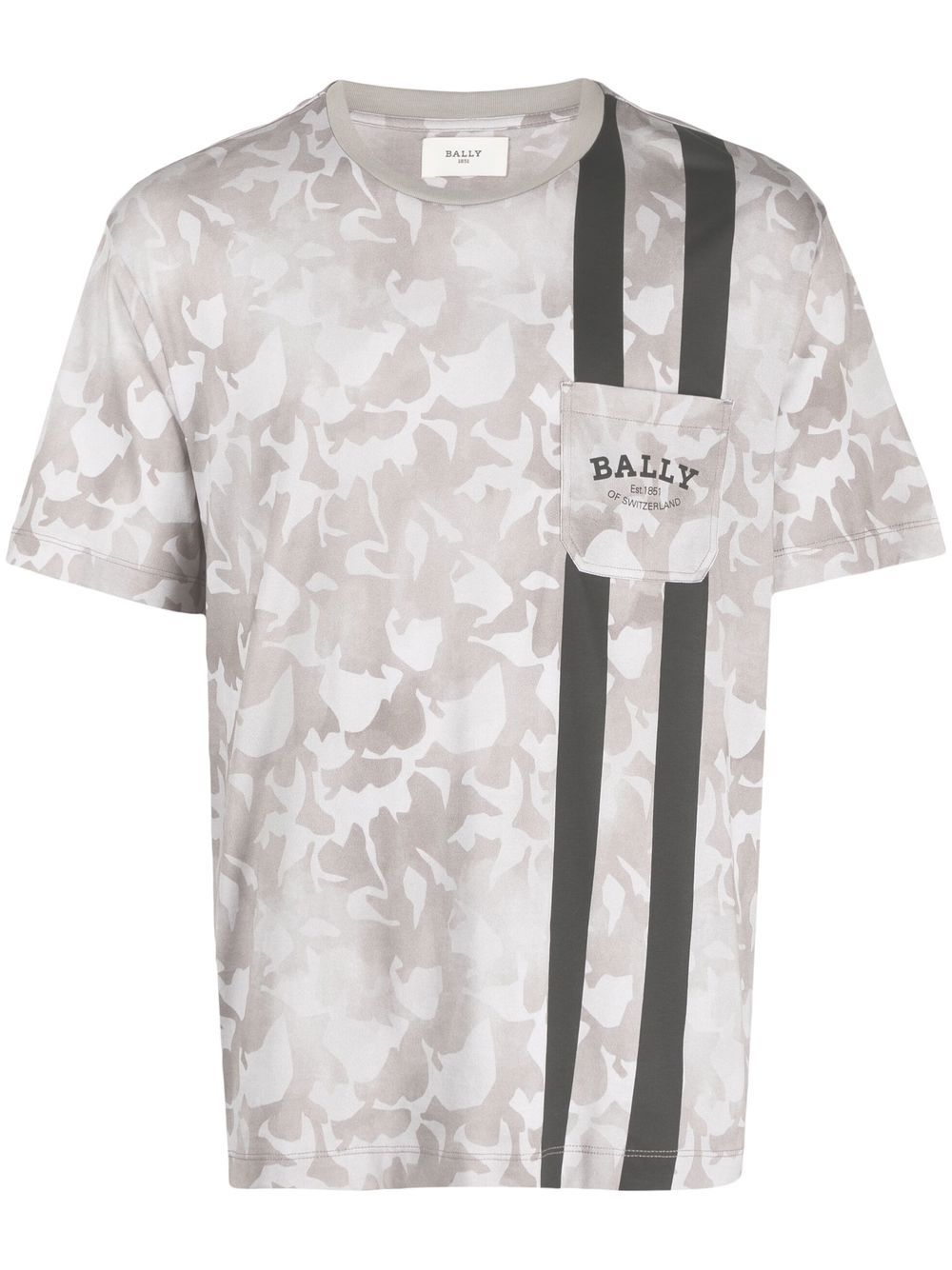 Bally camouflage-print T-Shirt - Grey