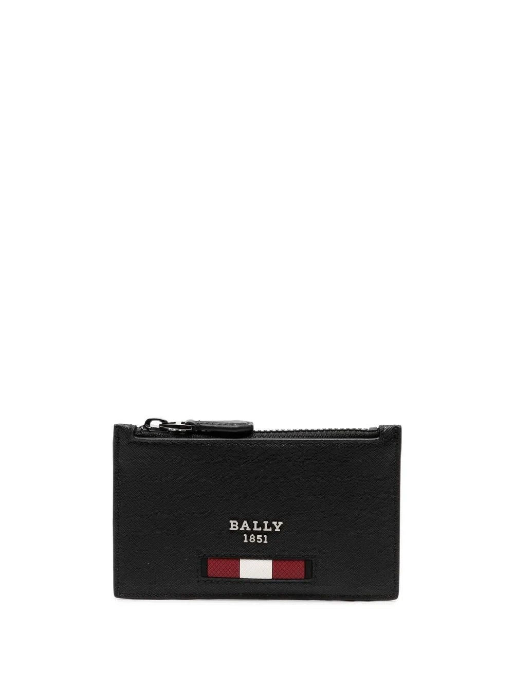 

Bally textured-effect leather cardholder - Black