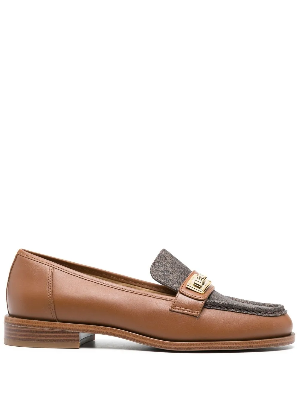 

Michael Michael Kors Padma 25mm faux turn-lock loafers - Brown
