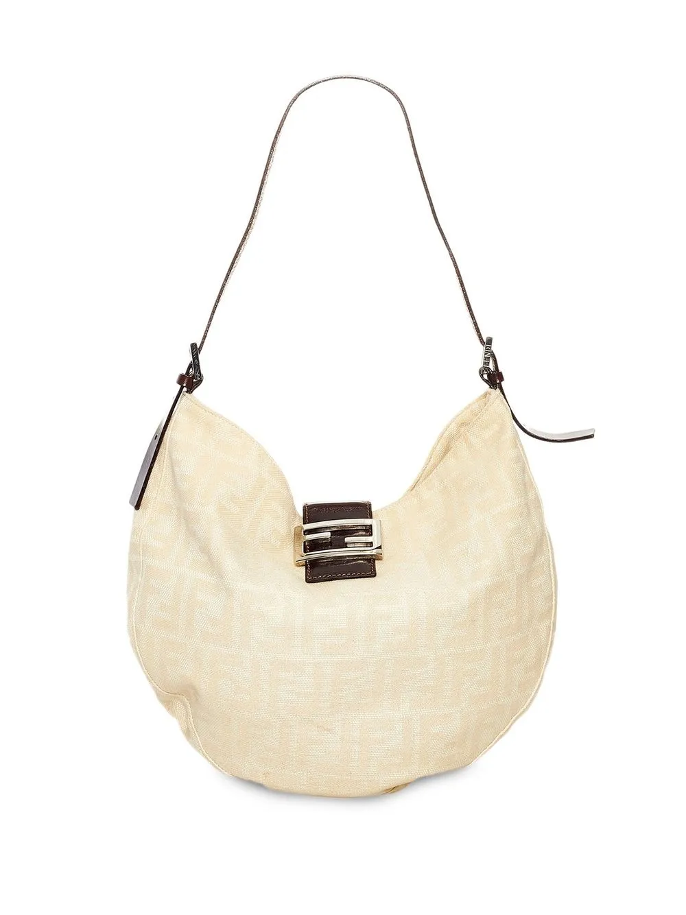 

Fendi Pre-Owned Zucca shoulder bag - White