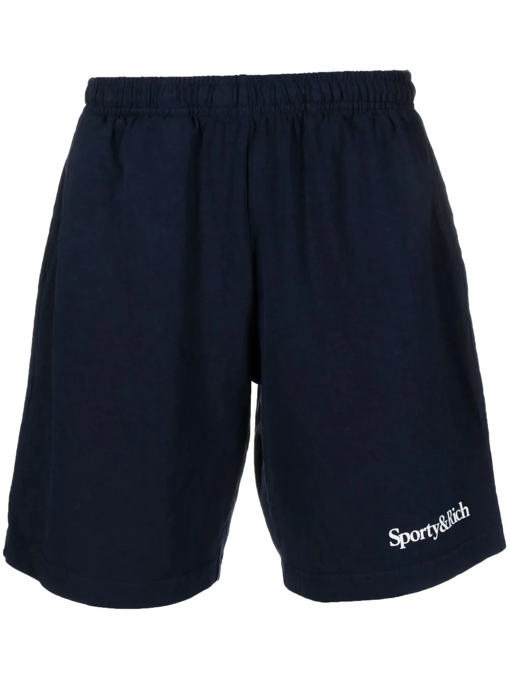 

Sporty & Rich logo-print track shorts - Blue