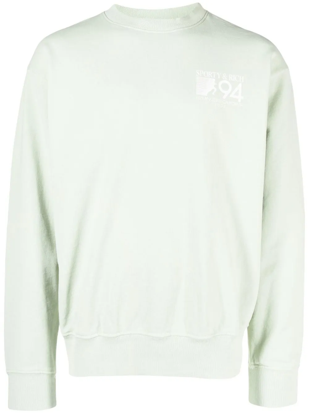 

Sporty & Rich sudadera con logo estampado - Verde