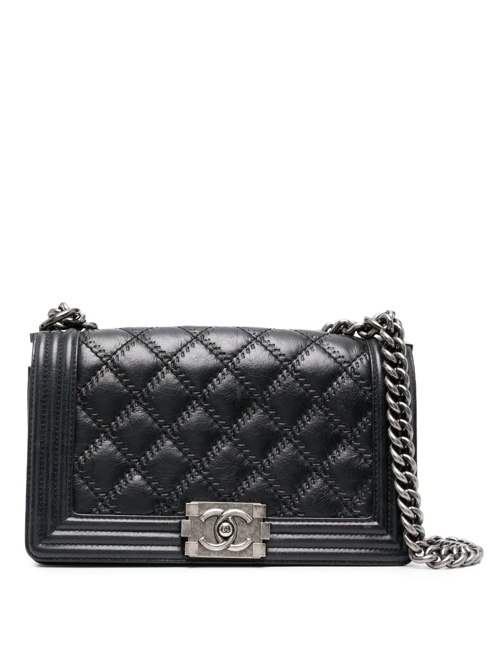 

Chanel Pre-Owned 2013-2014 medium Boy Chanel shoulder bag - Black