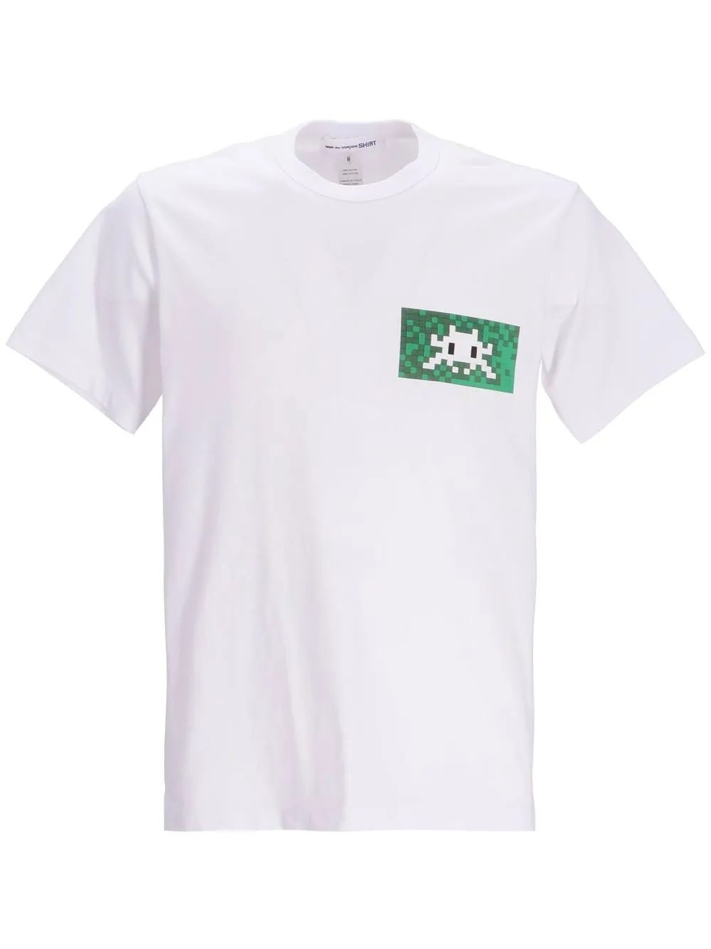 

Comme Des Garçons pixel-print cotton T-shirt - White