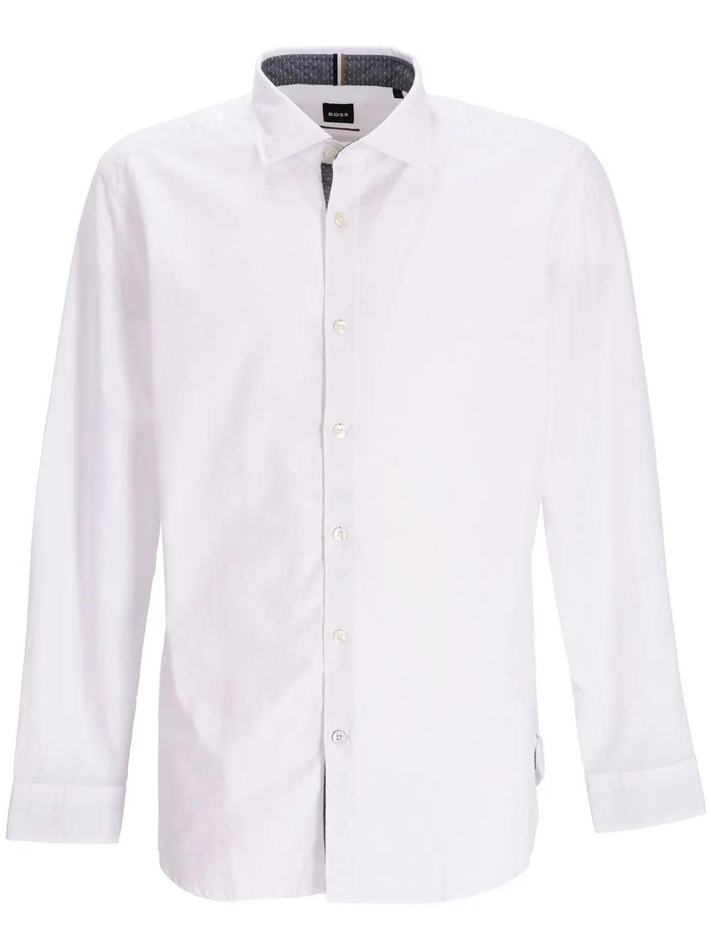 

BOSS slim-cut long-sleeve shirt - White