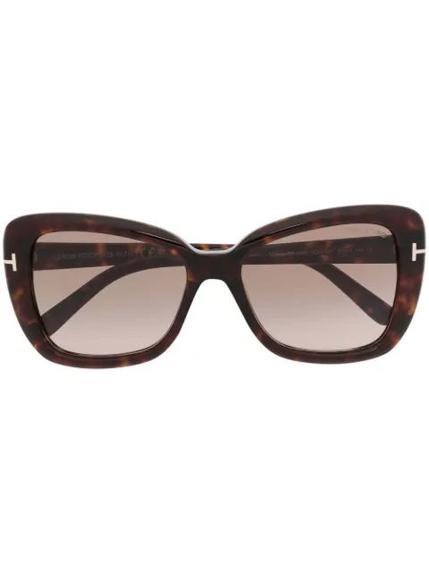 tortoiseshell-effect sunglasses