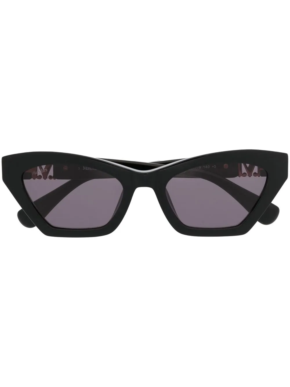 

Max Mara logo-plaque sunglasses - Black