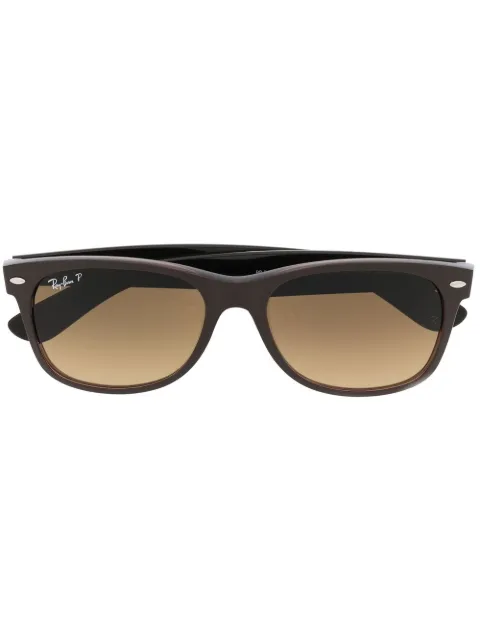 Ray-Ban lentes del sol con placa del logo