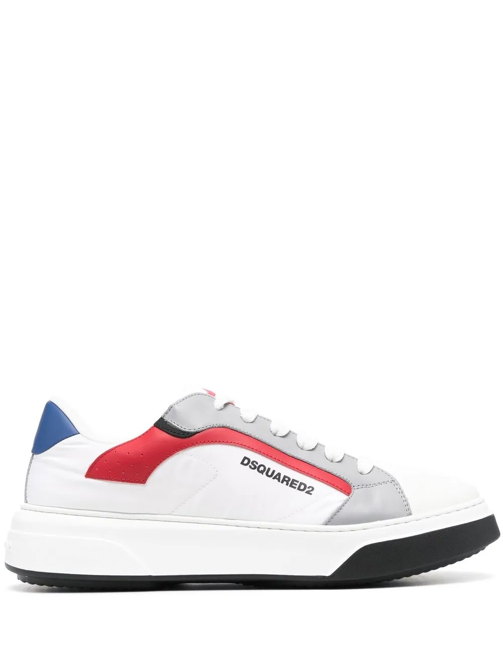 

Dsquared2 panelled lace-up sneakers - White