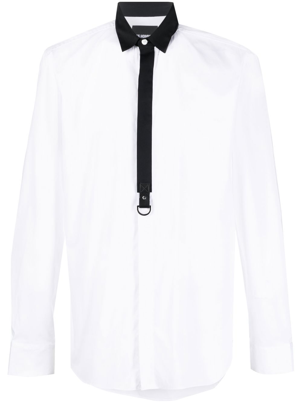 

LES HOMMES long-sleeve button-fastening shirt - White