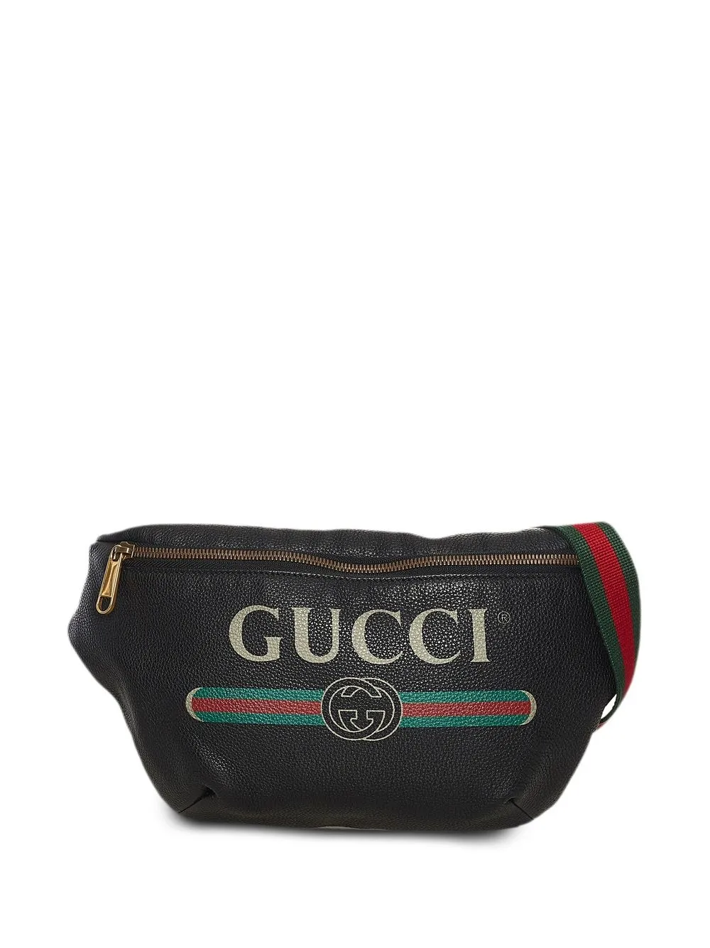 

Gucci Pre-Owned logo-print belt bag - Black