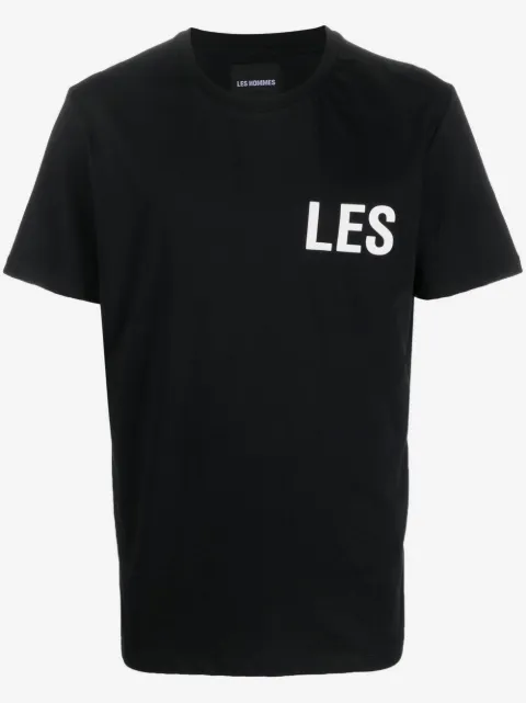 LES HOMMES t-shirt med logotyp