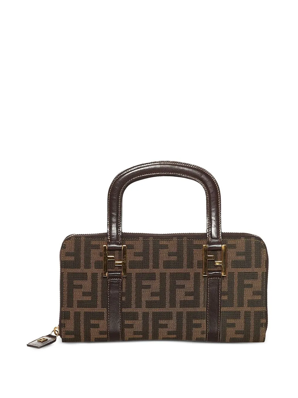 

Fendi Pre-Owned Zucca-pattern handbag - Brown
