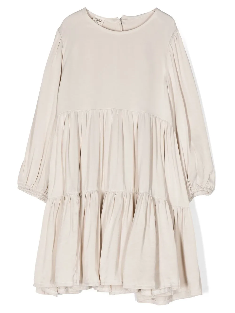 

Caffe' D'orzo buttoned-up tiered dress - VANIGLIA