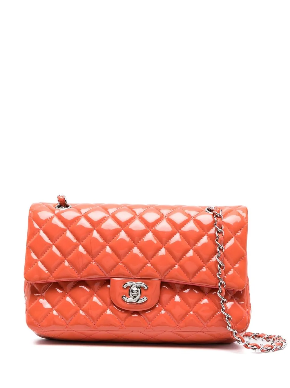 

Chanel Pre-Owned 2012 Double Flap shoulder bag - Orange