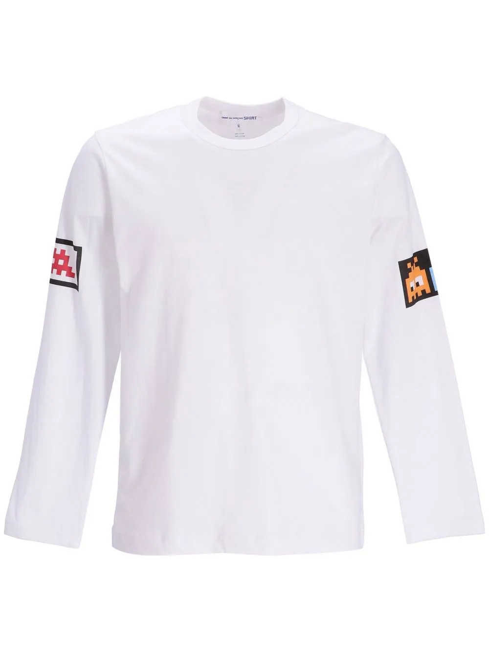 

Comme Des Garçons graphic-print long-sleeved T-shirt - Blanco