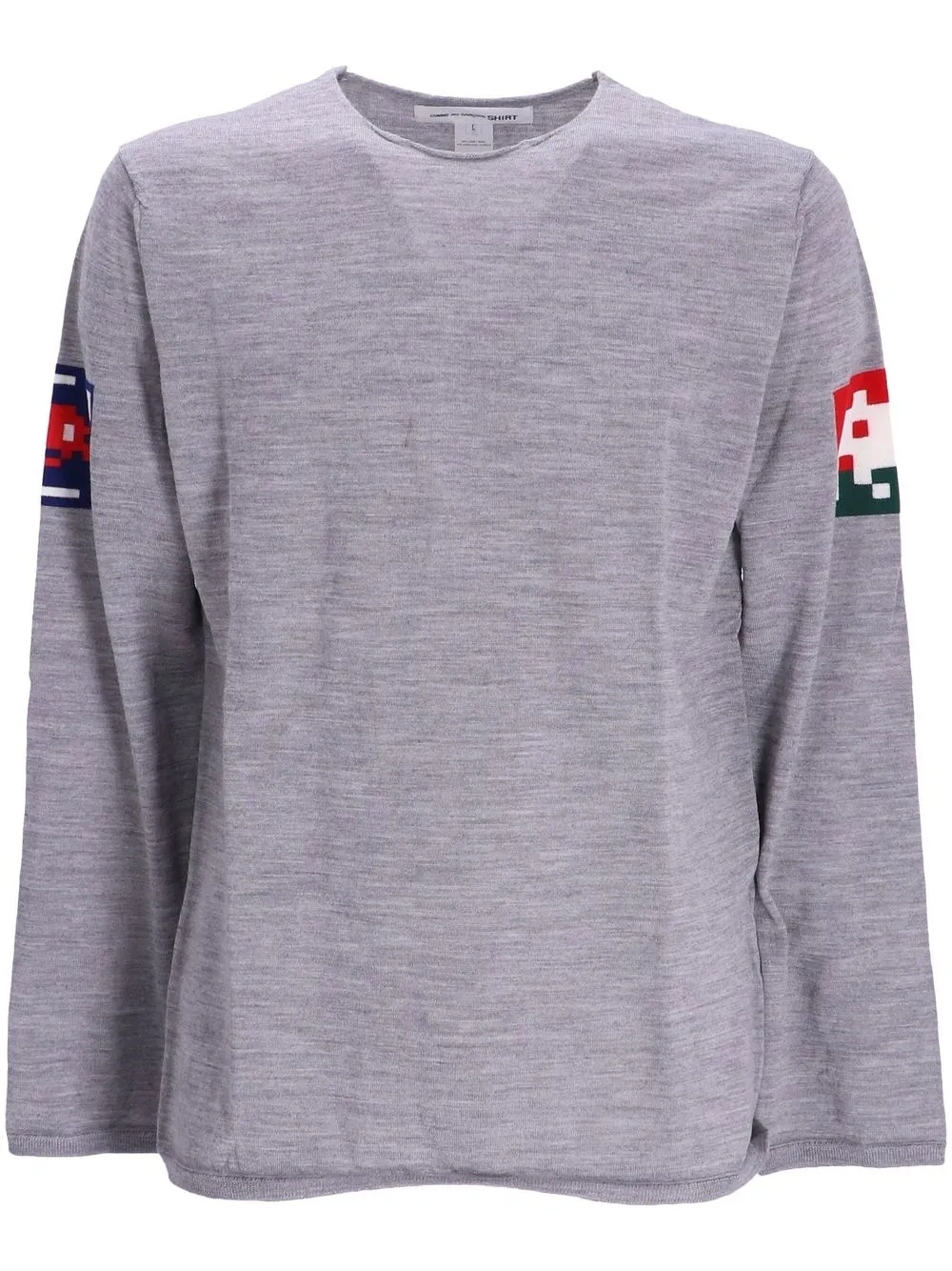 

Comme Des Garçons intarsia-knit knitted top - Grey