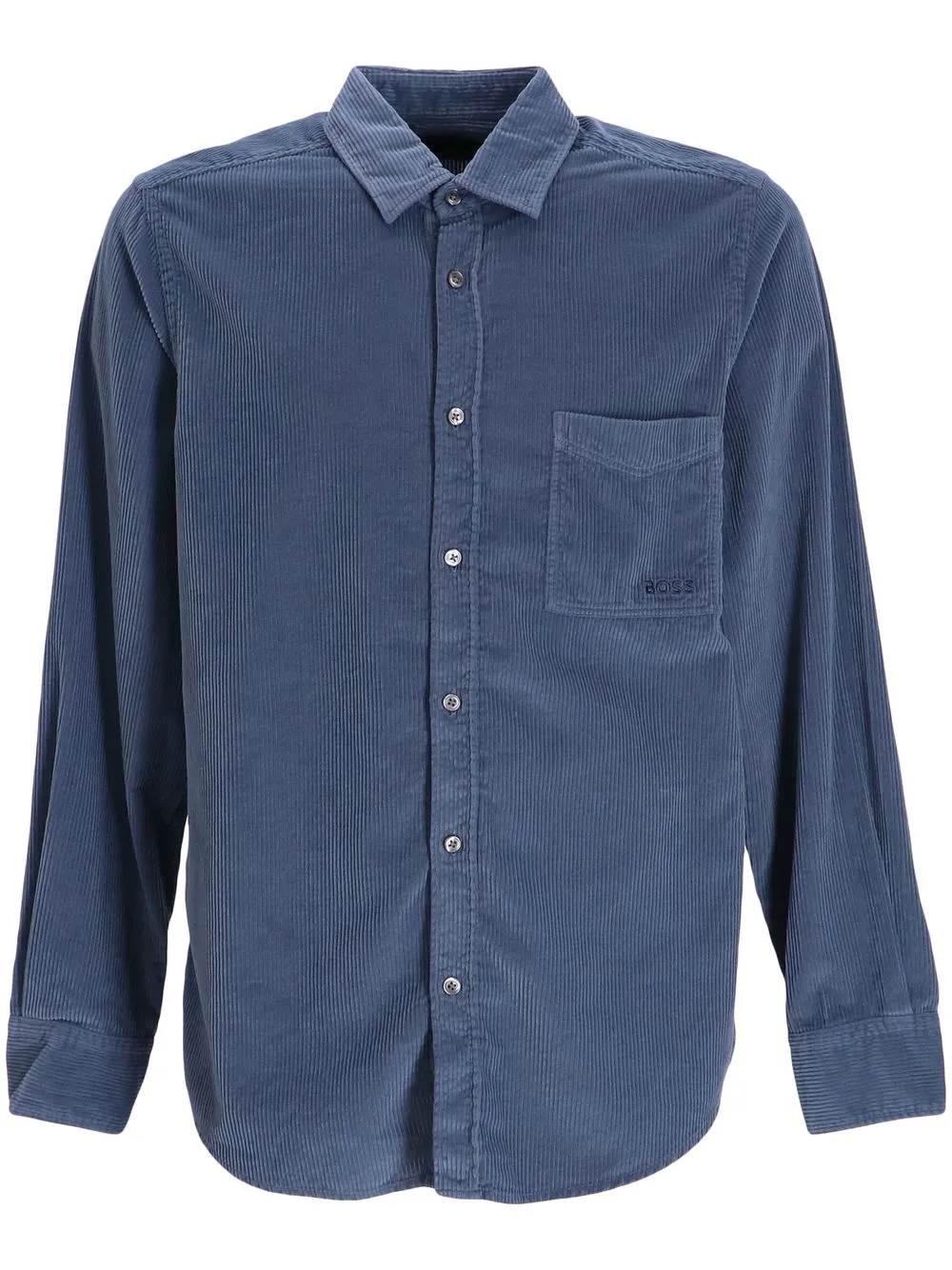 

BOSS regular-fit corduroy shirt - Blue