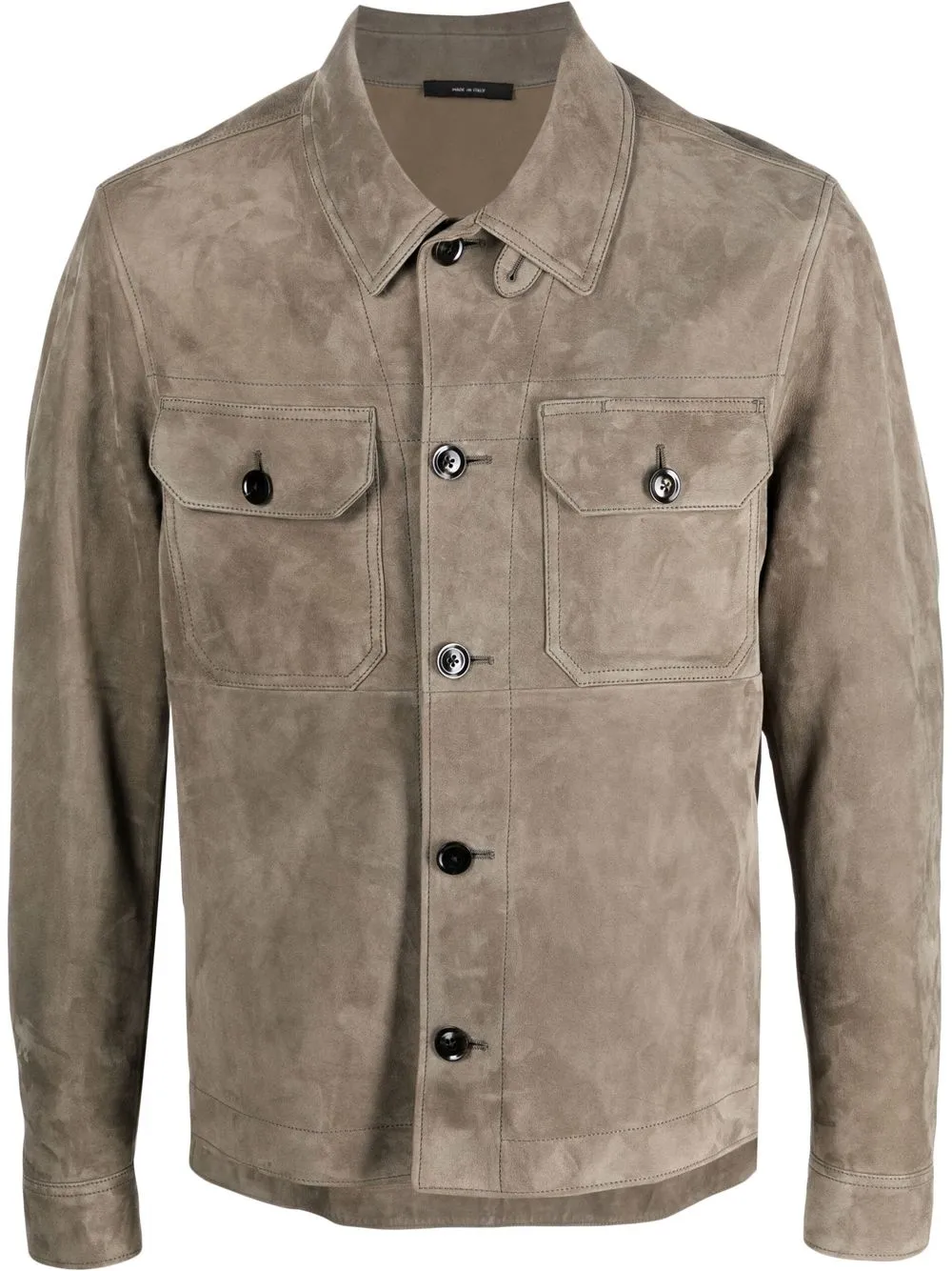 

TOM FORD lambskin shirt jacket - V05 GREY