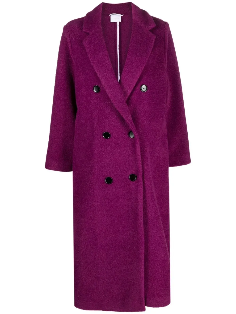 

Merci double-breasted coat - Purple