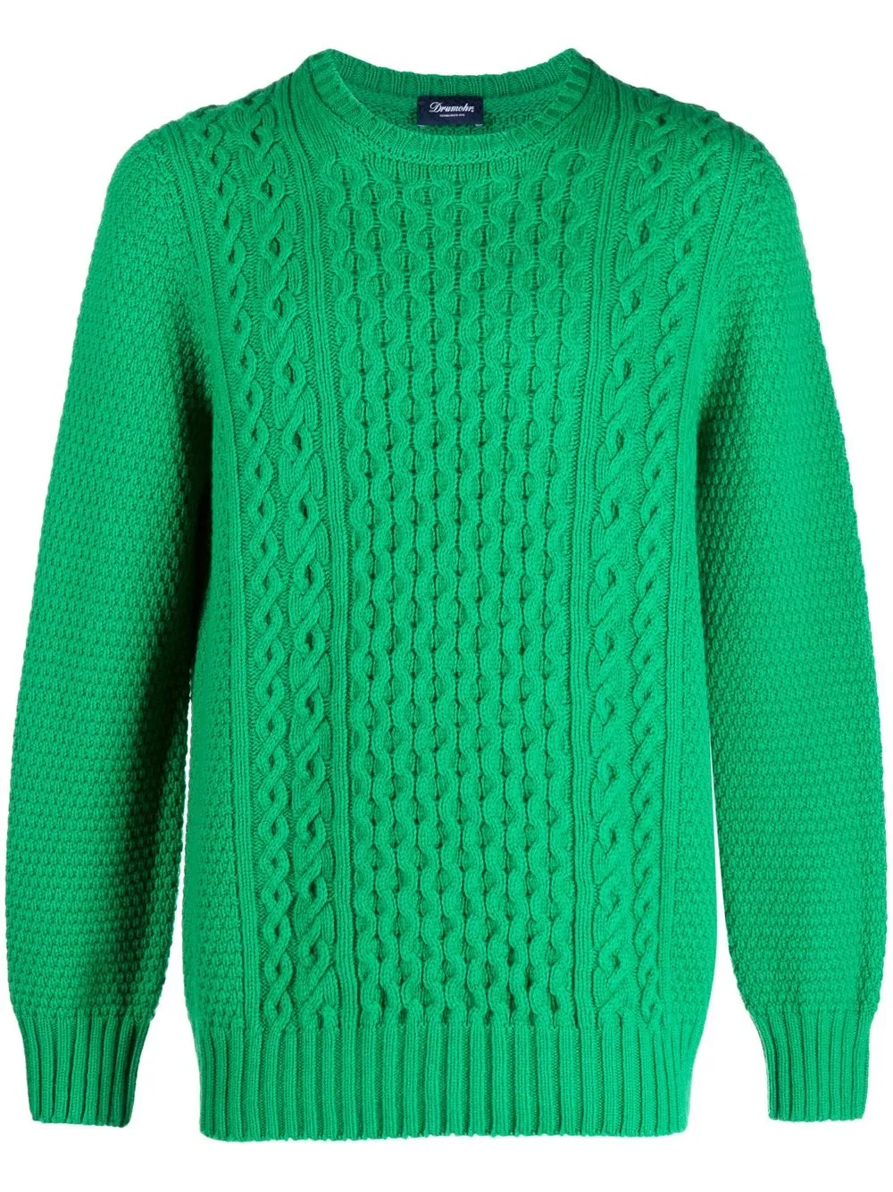 

Drumohr cable knit jumper - Green