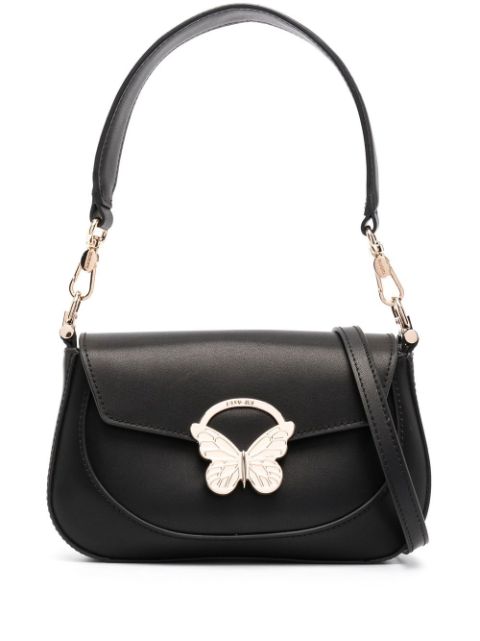 Blugirl butterfly-plaque leather shoulder bag 