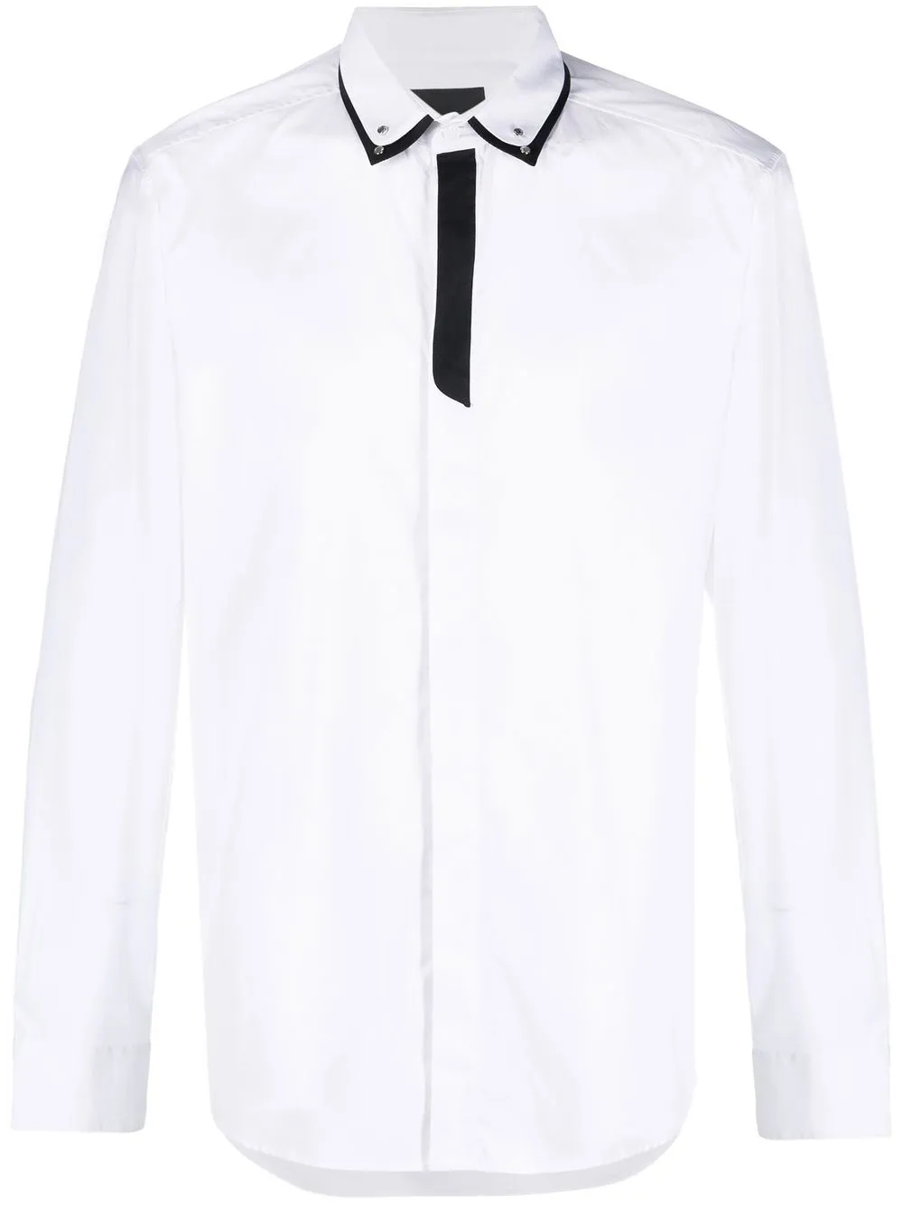 

LES HOMMES long-sleeve button-fastening shirt - White