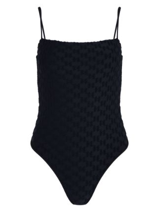 Karl Lagerfeld KL Monogram Swimsuit Farfetch