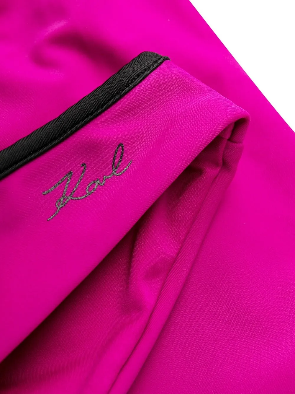 Karl Lagerfeld Dna Binding Bikini Bottoms In Purple