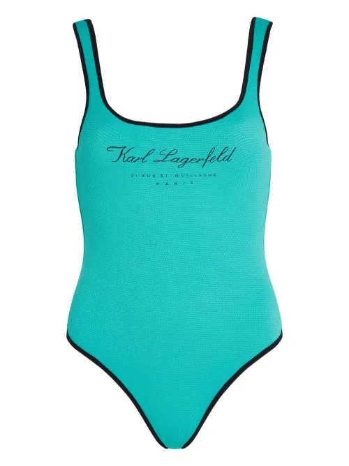 Maillot de bain Hotel Karl à logo imprimé - Karl Lagerfeld - Modalova