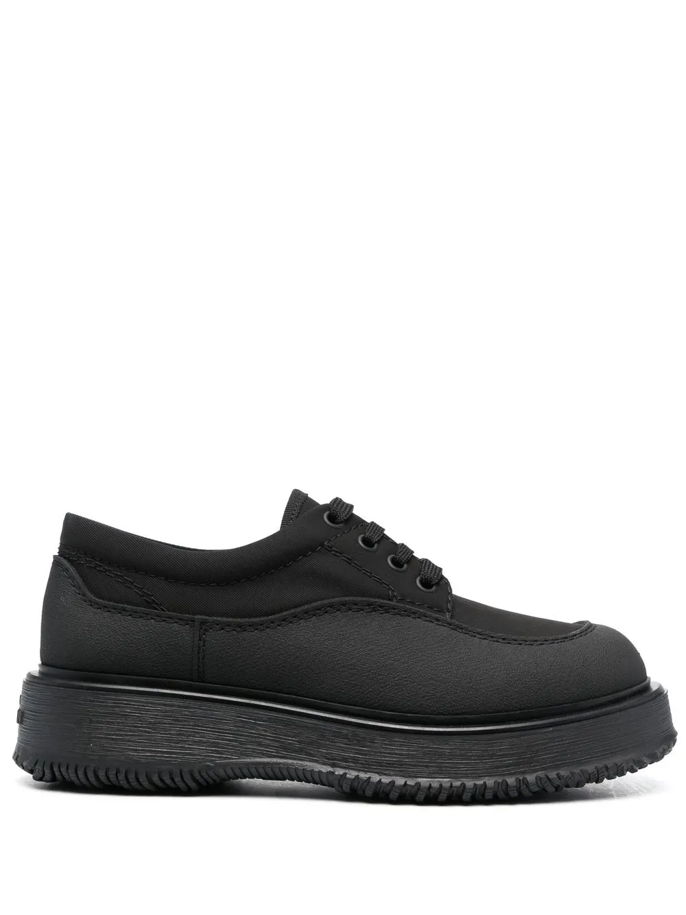 

Hogan Untraditional flatform lace-up shoes - Black