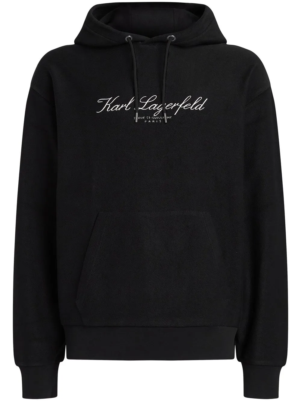

Karl Lagerfeld Hotel Karl drawstring hoodie - Black