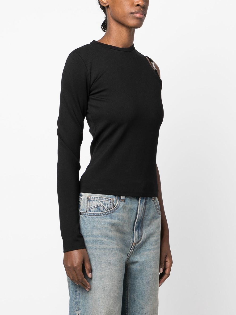 Rhude Asymmetrische top - Zwart