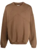 RHUDE logo-embroidered oversize jumper - Brown