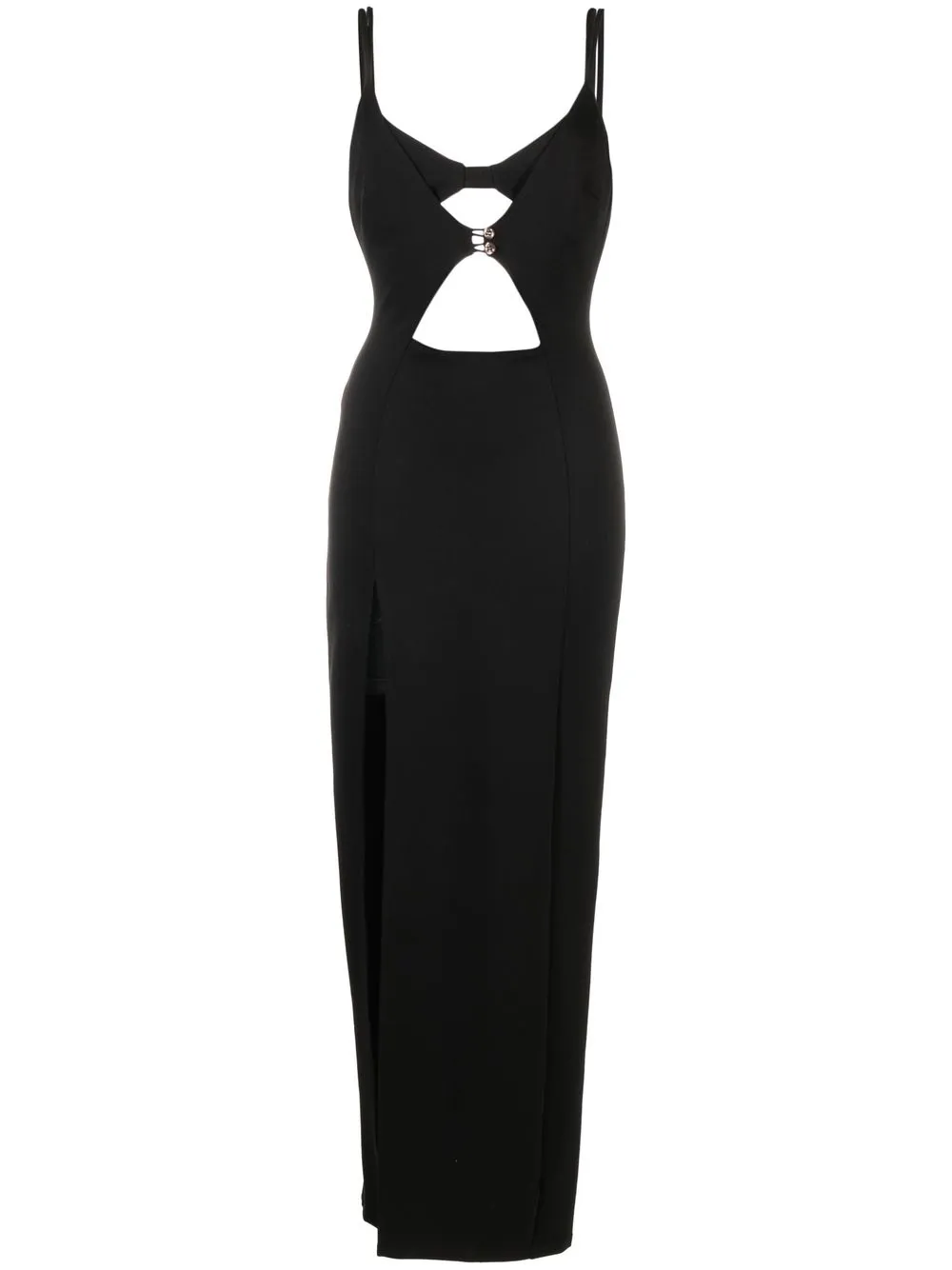 

Rhude cut-out layered maxi dress - Black